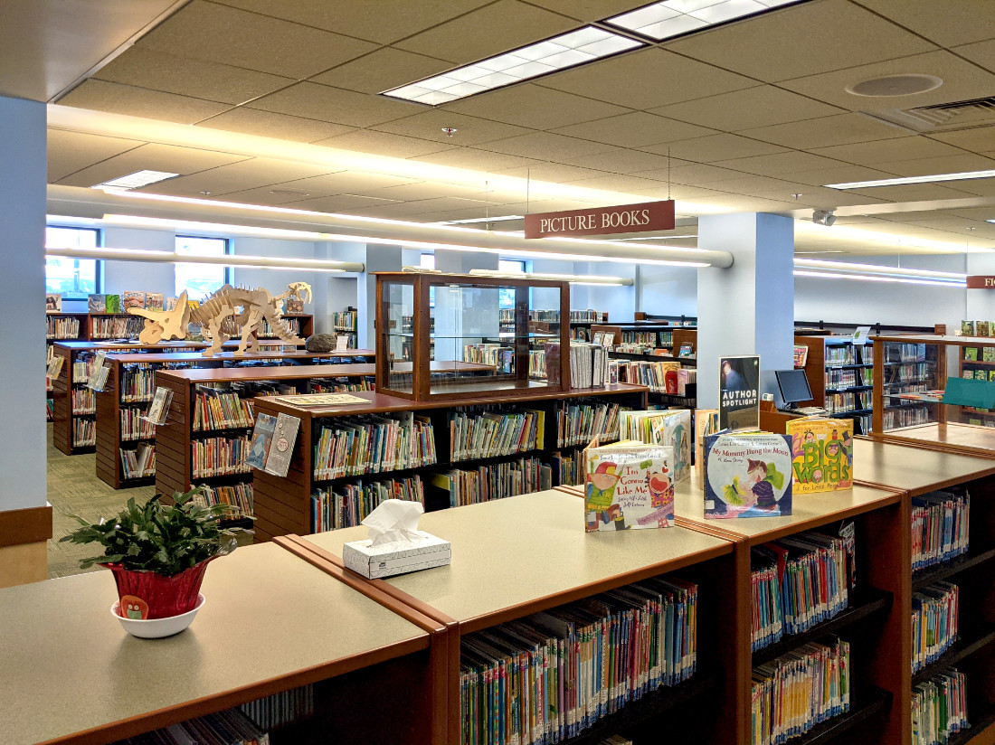 An overview of a small section of The Children’s Room showing the vast number of items available.